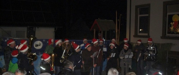 Auftritt beim Adventsfenster