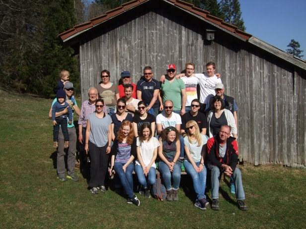 Gruppenbild bei der Grünhütte